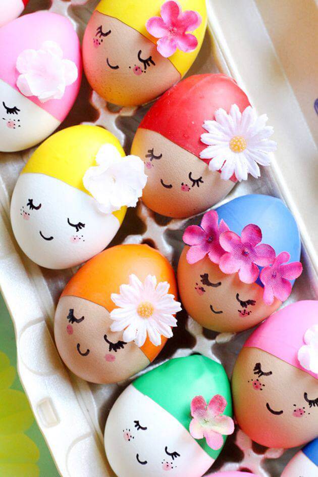 красить яйца на пасху простой способ творчества