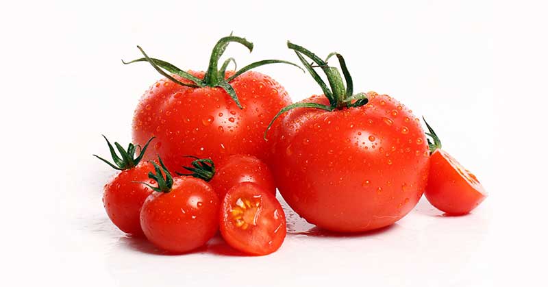 какие продукты увлажняют кожу - томаты