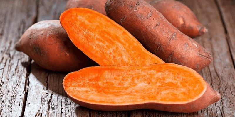 сладкий картофель продукты для кожи лица