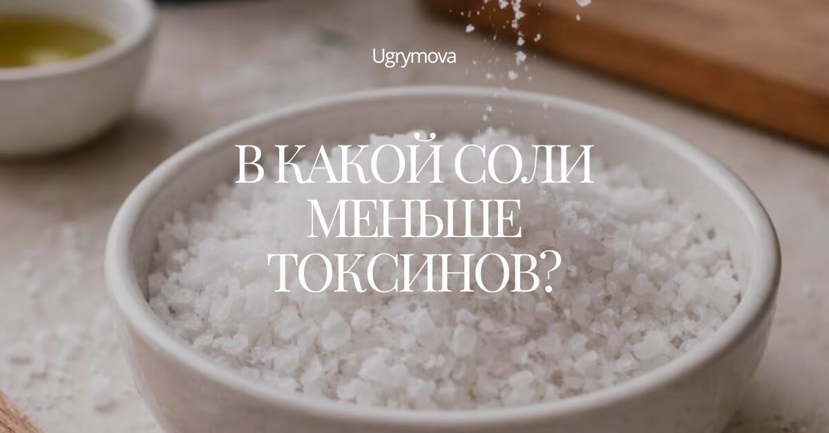 В какой соли меньше микропластика?